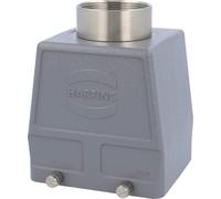 HARTING Han 32B Boîtier à douille haut, 1xPG36 sortie de câble droite, pour 2 étriers (sur la partie inférieure) Raccord vissé PG36