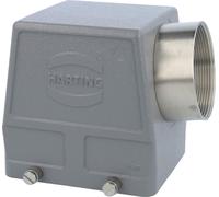 HARTING Han 32B Boîtier à douille haut, 1xPG42 sortie de câble latérale, pour 2 étriers (sur la partie inférieure) Raccord vissé PG42