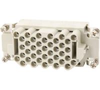 HARTING Han 40EEE Insert femelle (F) Connexion serti, 40 pôles + PE 500 V, 16 A - 1 pièce