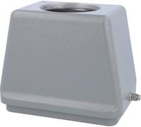 HARTING Han 48B Boîtier à douille haut, 1 sortie de câble droite M63, pour 1 étrier (sur la partie inférieure) Raccord vissé M63