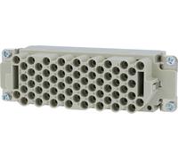 HARTING Han 64EEE Insert femelle (F) Connexion à sertir, 64 pôles + PE 500 V, 16 A - 1 pièce
