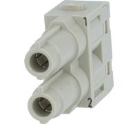 HARTING Han 70 ampères module insert femelle (F) raccordement axial à vis, 2 pôles 1000 V, 70 A - 1 pièce