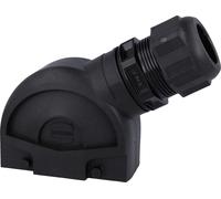 HARTING Han ECO 16B Boîtier à douille, sortie de câble latérale 1xM40, pour 2 étriers (sur la partie inférieure) Plage de serrage 16,0 mm -