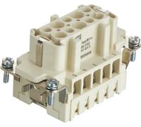 HARTING Han High Temp 10E Insert femelle (F) Raccord vissé, 10 pôles + PE 500 V, 16 A - 1 pièce