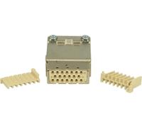 HARTING Han HMC Shielded Module Insert femelle (F) Connexion à sertir, 20 broches + blindage 32 V, 4 A - 1 pièce