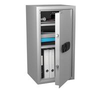 Hartmann Tresore Coffre-fort de sécurité anti-feu 76 L serrure électronique - Gris clair