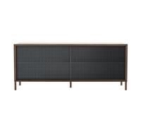 Harto Buffet Gabin sans tiroirs - noyer/gris pigeon - 122 cm