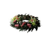 Harvest Bloom Wreath Green