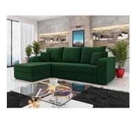 Harvey - canapé d'angle réversible - convertible - avec coffre - en velours - 4 places - style contemporain