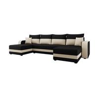 Bestmobilier Harvey canapé panoramique - Noir