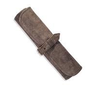 Harvey Sac à couteaux en cuir véritable pour cuisiniers - Sac à couteaux refermable - Sac à couteaux de chef (antique)