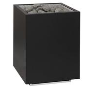 Harvia Virta Wall Combi HLW90S Poêle combiné 9,0 kW + évaporateur 2 kW pour 8-14 m³ - 20-30 kg de pierres, fixation murale, noir (boîtier de commande requis, vendu séparément)