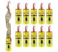 HASAIKA® Ruban Attrape Mouche intérieur, 20 Pièces Anti Moucherons Interieur, Piège à moustiques Physique inodore, Facile à décoller et adapté à Une Utilisation en intérieur et en extérieur