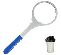 Hasaller oîtier de filtre à eau robuste de 15 cm pour Keystone Autre marque 45 en acier bleu Poignée Outil pour retrait de cartouche de 15,2 cm de diamètre