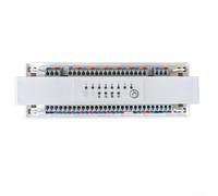 Hasaller GA-106 Boîtier de commande centrale de chauffage au sol 8 zones pour actionneur de pompe de chaudière, système de thermostat sans fil, sortie 16 A, blanc ABS (GA-106 connexion rapide)
