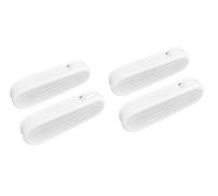 HASAYAKI Poids de Cordon de Rideau, Lot de 4 pendentifs en Plastique pour Stores verticaux et Rideaux - Blanc