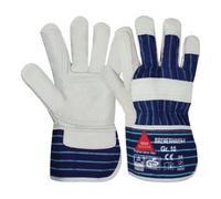 Hase BREMERHAVEN V Gants de travail cuir fleur de bovin TÜV GS Réf. 8 Hase Quantité:12