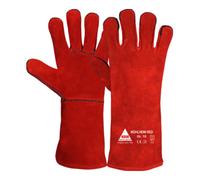 Hase Hase MÜHLHEIM RED, gant de soudeur en cuir de vachette fendu, taille 12 Quantité:6