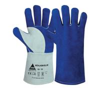 Hase MÜHLHEIM BLUE Gants de soudage en cuir croûte de bovin Réf. 10 Hase Quantité:6