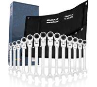 HASKYY 14 pcs. jeu de clés mixtes à cliquet 8-22mm