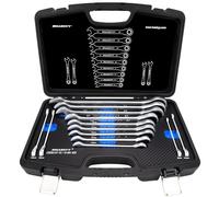 HASKYY liquet Anneau Maul Cliquet Clé 8-32mm Set Outils 13 Pièces