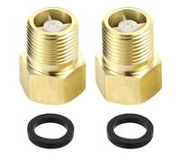 HASLED 2 Pièces Clapet Anti Retour de 1/2 Pouce, Clapets Anti-Retour Laiton,Clapet Anti Retour,avec 2 Joints, Clapet Anti-Retour Eau pour Pompe de Jardin, Toilette, Fontaine et Système D'eau