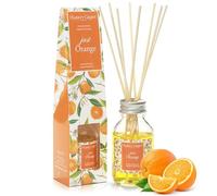 Hassett Green London Diffuseur Parfum à bâtonnets - Flacon en Verre 100 ML avec 8 bâtonnets en Fibre | Parfum d’Ambiance, Sent Bon & Recharge pour diffuseur à bâtonnets