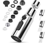 HATANSE Aérateur de Robinet 360° Pivotant 3 Modes Embout Robinet Cuisine | Mousseur Robinet Économie D'eau Avec 7 Adaptateurs Femelle/Mâle de M20 M22 et M24