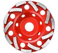 HATANSE Meule Diamantée 125 x 22,23 mm Disque Abrasif Diamanté Extra Speed | pour Béton, Granit, Pierre, Maçonnerie, Marbre, Plâtre