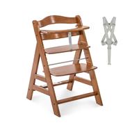 Hauck Chaise haute bébé Alpha+ évolutive bois jusqu'à 90 kg Noyer