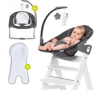 Hauck Alpha Bouncer Deluxe, transat à bascule pour bébé Gris