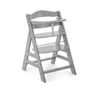 Hauck Alph Chaise haute traditionnelle Siège dur Gris