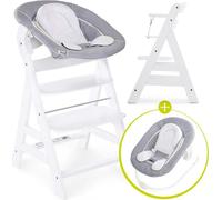 Hauck Alpha Plus White Newborn Set - Chaise haute 3 pièces