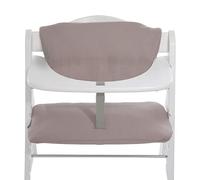 hauck Coussin Chaise Haute Bébé Highchair Pad Deluxe - Stretch Beige | Compatible avec chaises hauck Alph Bet et Arketa, lavable en machine, fixation auto-agrippante