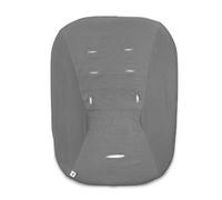 hauck Housse Transat pour Siege Chaise Bebe Highchair Bouncer (Eco) (non Compatible avec autres Modèles), Coton, avec Élastique et Fentes pour Harnais 5 Points, Lavable à 60° - Gris Foncé