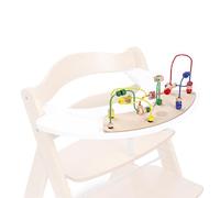 hauck Jouet en Bois de Motricité Bébé - Labyrinthe Perle Play Moving (Certifié FSC®) - Combinable avec le Play Tray pour Chaise Haute hauck Alpha+ et Beta+, Animaux Aquatiques