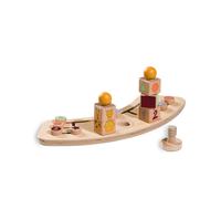 hauck Play Sorting, Giraffe - Jeu de tri à partir de 18 mois Compatible avec le plateau de jeu Play Tray pour les chaises hautes en bois Alph Bet et Arketa, Jouet en bois pour bébé Développe la c