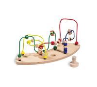 Hauck Jeu Play Tray Moving – Boucle de motricité Animaux aquatiques pour chaise haute Bois FSC®
