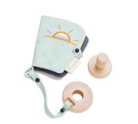 hauck Livre Bébé en Tissu Play Reading S - Jouet Bebe Compatible avec Plateau de Jeu hauck Play Tray pour Chaise Haute Bébé Evolutive Alph Bet ou Arketa, Dès 0 Mois, Animaux