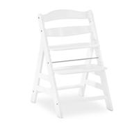 hauck Plateau Repas Chaise Haute Bébé pour Alph et Bet White | Set 3-en-1 avec réducteur de siège, tablette amovible, réglable 3 positions et rebord surélevé, évolutif de 6 à 24 mois