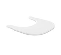 hauck Plateau Repas pour Chaise Haute Bébé Alph et Bet White | 6-36 mois, tablette repas amovible à clipser sans outil sur l'arceau, facile à nettoyer et rapide à enlever