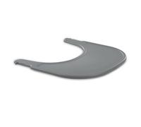 Hauck Plateau pour chaise haute Alpha Click Tray – fixation rapide, facile à nettoyer – Gris