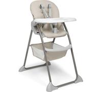 Hauck Sit N Fold, Chaise haute multifonctions, Assise rembourrée, Beige, Gris, Blanc, Motif, 5 points, 15 kg