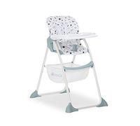 hauck Sit N Fold, Space Chaise haute pliante pour enfant avec plateau et panier de 6 mois jusqu'à 15 kg, légère, dossier et plateau réglables