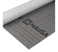 HAUSA Classic HU100 sous-toiture flexible à trois couches très perméable indéchirable résistante aux intempéries sans bandes autocollantes membrane de coffrage 2x rouleaux de 1,5mx50m gris