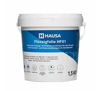 HAUSA HF01 Film Liquide pour l'Intérieur Étanchéité de Douche de Salle de Bain Membrane Polymère Élastique Liquide Monocomposant Masse d'Étanchéité Film d'Étanchéité Bleu 1,5kg à 1,5m2