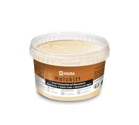 HAUSA Mastic à bois - 250 g - Chêne moyen - Acrylique - Pâte - Pour bois et surfaces semblables au bois - Prêt à l'emploi - Excellent pouvoir de remplissage - Séchage rapide