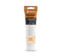 HAUSA Mastic à bois 250 g Hêtre Moyen Pâte à bois, mastic pour bois, enduit à bois/masse de rebouchage pour réparer les dommages du bois prêt à l'emploi excellent pouvoir garnissant séchage rapide