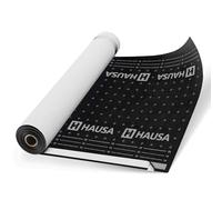 HAUSA membrane de sous-toiture Premium HU150SK 150g/m² 450m² 6x(1,5mx50m) classe UDB-A/USB-A selon ZVDH, résistante à la pluie et ouverte à la diffusion, résistante aux UV, avec 2 bande adhésive