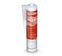 HAUSA silicone haute température HS250 noir 300ml mastic résistant à la chaleur à élasticité permanente +305°C mastic professionnel pour coller, sceller fours, durcissement rapide